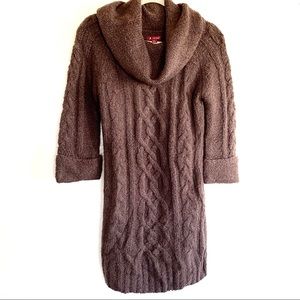 Ruby Moon Anthropologie Cowl Neck Sweater Dress